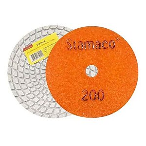 Disco de Lixa Diamantado Stamaco 100mm 200 Laranja