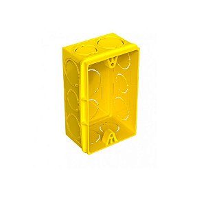 Caixa de Luz Amarela Amanco 4 X 2
