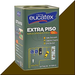 Tinta Acrílica Piso Eucatex Fosco 18L - Marrom