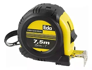 Trena Emborrachada Profissional 7.5m X 25mm EDA Ref.8LX