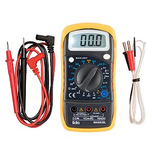 Multímetro Digital com Sensor Temperatura EDA Ref.9KD