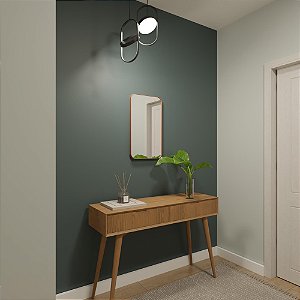 Espelho Orgânico Milão Retangular com Borda cor Caramelo 70x40cm Vmex