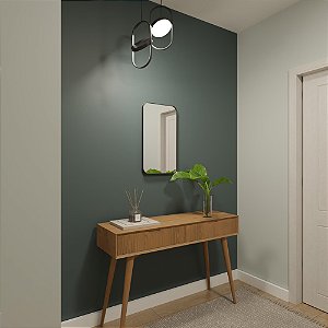 Espelho Orgânico Milão Retangular com Borda cor Preto 70x40cm Vmex