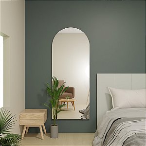 Espelho Orgânico Padua Retangular incolor sem Moldura 150x60cm Vmex