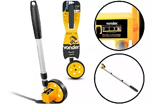 Medidor de Distância Trena Analógica com Rodas 999,9m Vonder