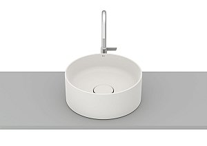 Cuba de Apoio Redonda Celite 30cm Cor Beige Bega