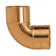 Cotovelo Sem Anel para Solda Eluma R.607 - 90° - 22 mm Cobre (3/4)