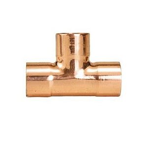 Tê Sem Anel para Solda Eluma R.611 - 28 mm Cobre