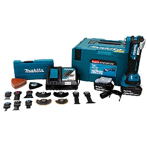 Multiferramenta Makita 18V - DTM52RTJX2
 acompanha 2 baterias 5.0Ah, carregador e acessórios