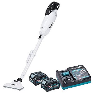 Aspirador de Pó Makita 40V com 2 Baterias + Carregador CL002GD212 (220V)