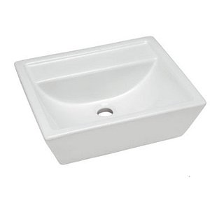 Cuba louça Icasa retangular de apoio 46x39 cm Branco ICA300