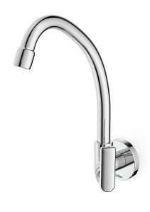 Torneira para Cozinha de Parede Celite Smart Bica Móvel Cromada