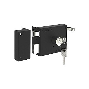Fechadura Soprano de sobrepor Pratice preta – Modelo 03009.0231.07