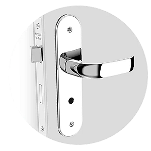 Fechadura Soprano Ícaro Banheiro Cromado ESP43 (40x53) – Modelo 03003.0795.17