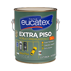 Tinta Piso Premium Eucatex Extra 3,6L Azul Fosco - Alta Resistência para Quadras e Calçadas