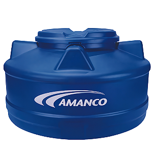 Caixa D'Água Amanco Wavin 1000L Azul com Tampa de Rosca – Tripla Camada