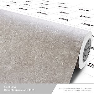 Adesivo Imprimax Gold Pedra Cimento Queimado 1801 Rolo 1,22x12,5m