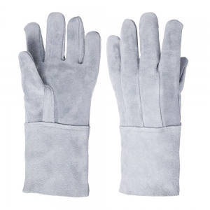 Luva de Segurança Petroleira de Raspa Alseg Punho 7cm CA 25965