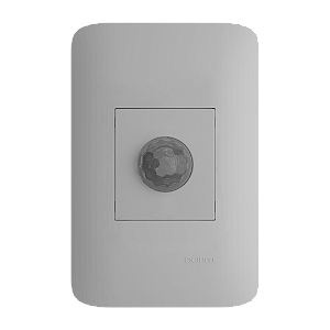 Sensor de Presença de Parede Embutir 4x2 Exatron LESP4008 Bivolt com Fotocélula