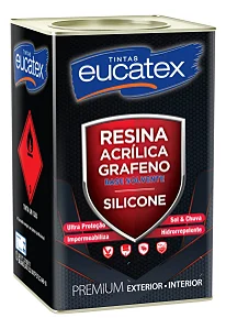 Resina Acrílica Brilhante Base Solvente Eucatex 18 Litros Incolor