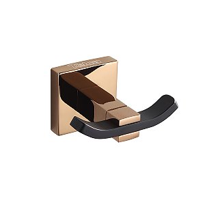 Cabide para Banheiro TELCA Rose e Preto Fosco - R.11105