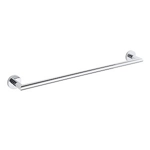 Porta Toalha de Barra TELCA em Aço Cromado Polido 60cm - R.62301