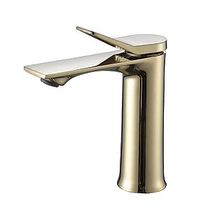 Misturador Monocomando Lavatório TELCA Dourado Polido - R.XSM-8901