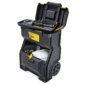 Caixa de Ferramentas Móvel Stanley STST18800 Carrinho 18 Pol Monobloco com Rodas