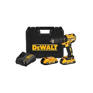 Parafusadeira e Furadeira de Impacto DeWalt 20V Max Brushless DCD7781D2 com 2 Baterias 2Ah e Maleta