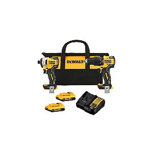 Combo Atomic DeWalt 20V Max Brushless Parafusadeira e Furadeira de Impacto DCK279D2