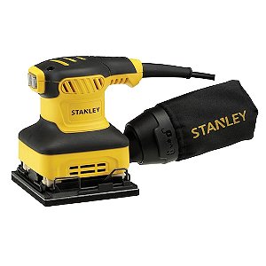 Lixadeira Orbital Stanley 1/4 De Folha 240W SS24 com Coletor de Pó 220V