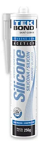 Silicone Acético Branco Uso Geral Tekbond Cartucho 256g Selante Multiuso
