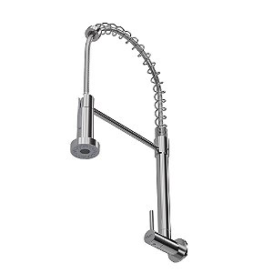 Torneira para Cozinha de Parede Metal Gourmet Standard Cromada Civitt