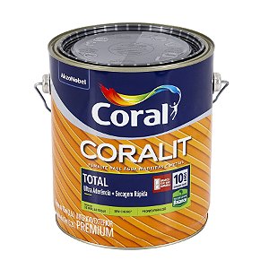 Esmalte Base Água Coralit Total Zero Fosco Branco 3,6L
