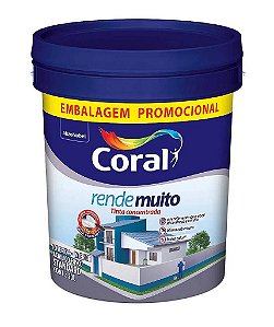 Tinta Acrílica Standard Rende Muito Coral Branco Neve Balde 20L