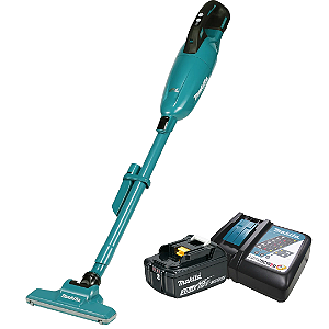 Aspirador de Pó Portátil a Bateria 18V LXT Motor BL DCL284FZ Makita + Bateria 3.0Ah e Carregador Rápido