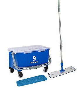 Aplicador De Cera - Conjunto Flat - Bralimpia - CJBAC302