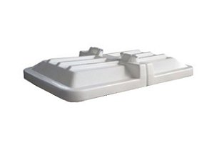 Tampa Bipartida Para Carro Cuba 400L - Bralimpia - CT40
