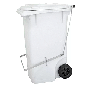 Carro Coletor 120L Com Pedal - Bralimpia - CP12