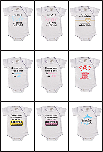 DUPLICADO - Body infantil Eu Curto Sertanejo com a Titia