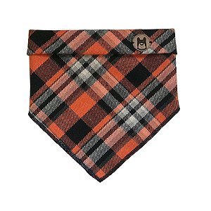 Bandana - Xadrez Laranja