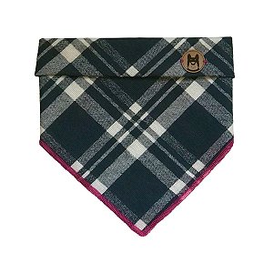 Bandana - Xadrez Preto e Branco