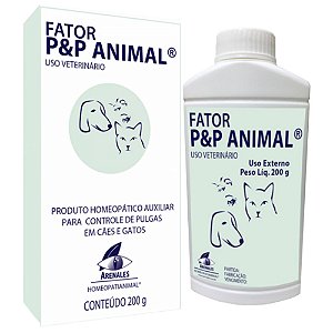 Fator P&P Animal (Talco) 200g - Arenales
