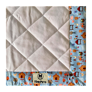 Tapete Higiênico Lavável 100% Algodão | Fazendinha