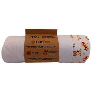 Tapete Higiênico Lavável 100% Algodão | Doguinhos I