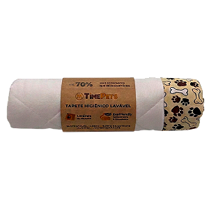 Tapete Higiênico Lavável 100% Algodão | Patinhas II