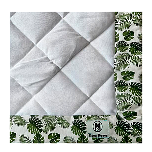 Tapete Higiênico Lavável 100% Algodão | Folhagem