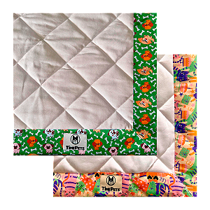 Kit 2 un Tapete Higiênico Lavável 100% Algodão| Pets