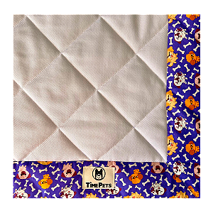 Tapete Higiênico Lavável 100% Algodão | Doguinhos I