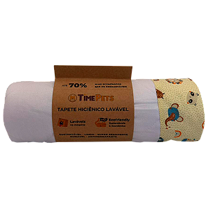 Tapete Higiênico Lavável 100% Algodão | Bicharada